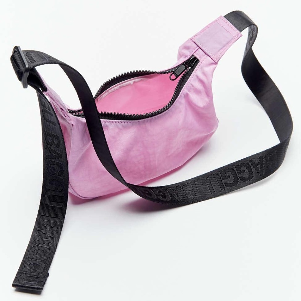 BAGGU Mini Nylon Crescent Bag - SOLD OUT COLOR Peony (lilac/lavender)